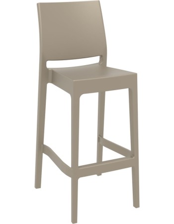 MAYA 75 Bar Stool | Taupe