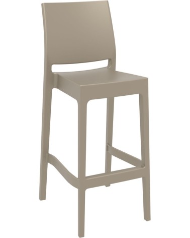 MAYA 75 Bar Stool | Taupe
