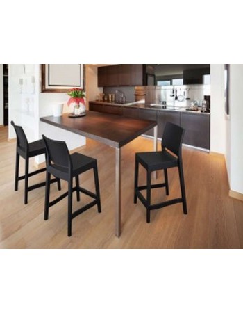 MAYA 65 Counter Stool | Black