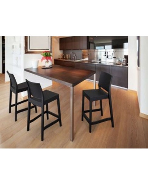MAYA 65 Counter Stool | Black