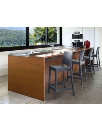 MAYA 65 Counter Stool | Dark Grey