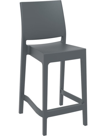 MAYA 65 Counter Stool | Dark Grey