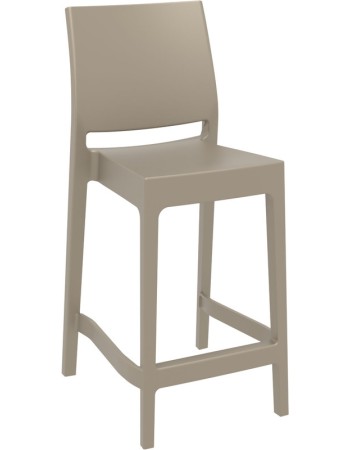 MAYA 65 Counter Stool | Taupe