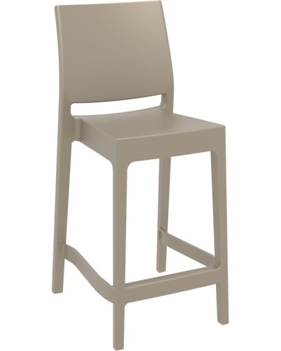 MAYA 65 Counter Stool | Taupe