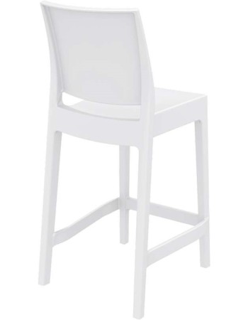 MAYA 65 Counter Stool | White