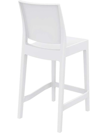 MAYA 65 Counter Stool | White