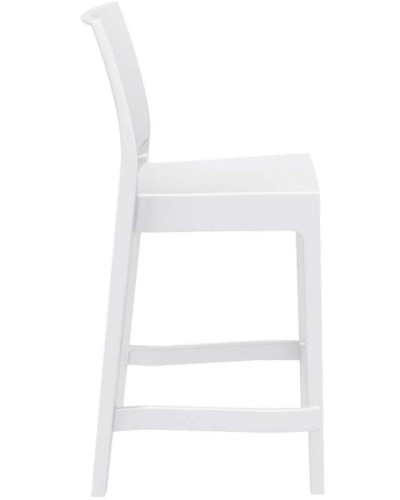 MAYA 65 Counter Stool | White