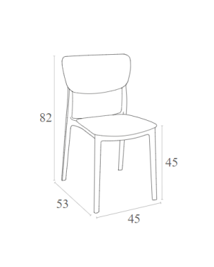 MONNA Chair | Taupe
