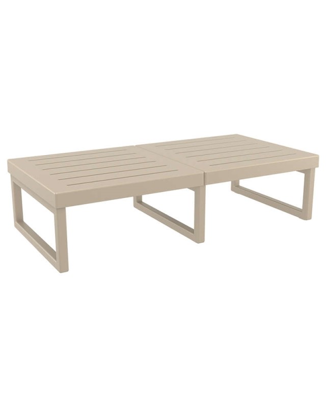 MYKONOS Coffee Table 130x65x33cm  | Taupe