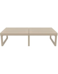 MYKONOS Coffee Table 130x65x33cm  | Taupe