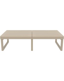 MYKONOS Coffee Table 130x65x33cm  | Taupe
