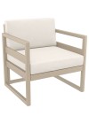 MYKONOS Lounge Chair | Taupe