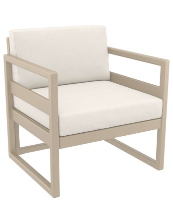 MYKONOS Lounge Chair | Taupe