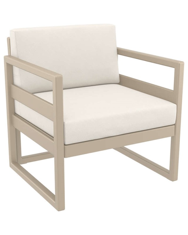MYKONOS Lounge Chair | Taupe