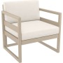 MYKONOS Lounge Chair | Taupe