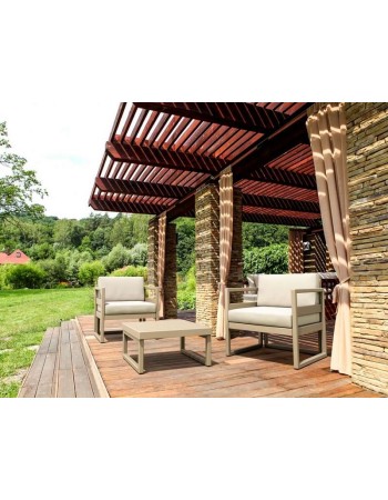 MYKONOS Lounge Chair | Taupe