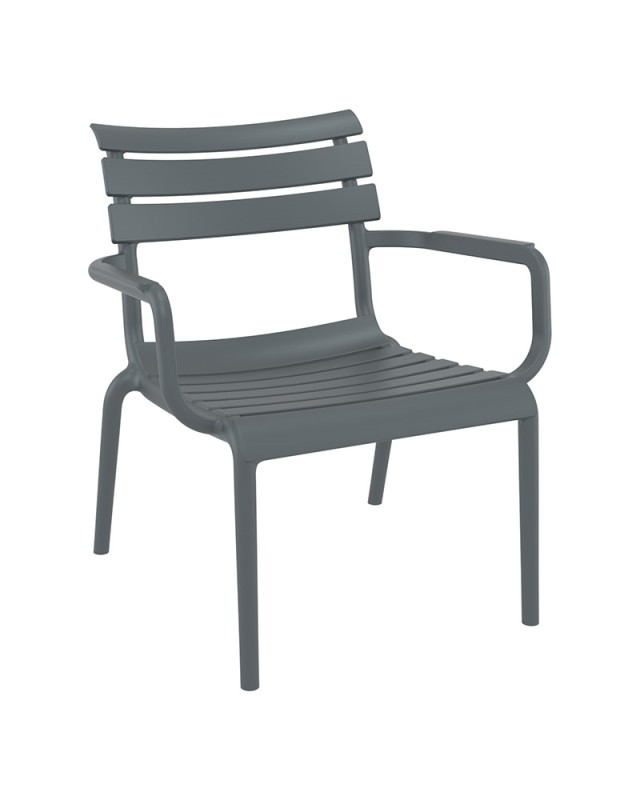 PARIS Lounge Chair | Dark Grey