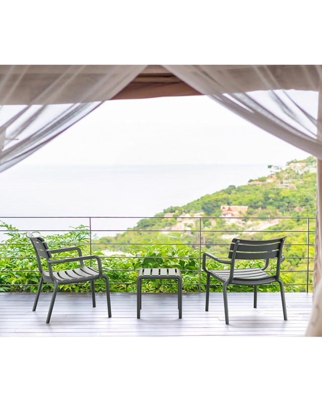 PARIS Lounge Chair | Dark Grey