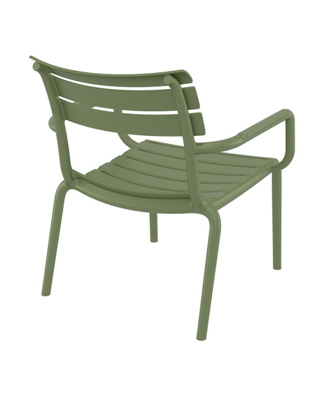 PARIS Lounge Chair | Olive Green
