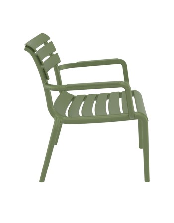 PARIS Lounge Chair | Olive Green