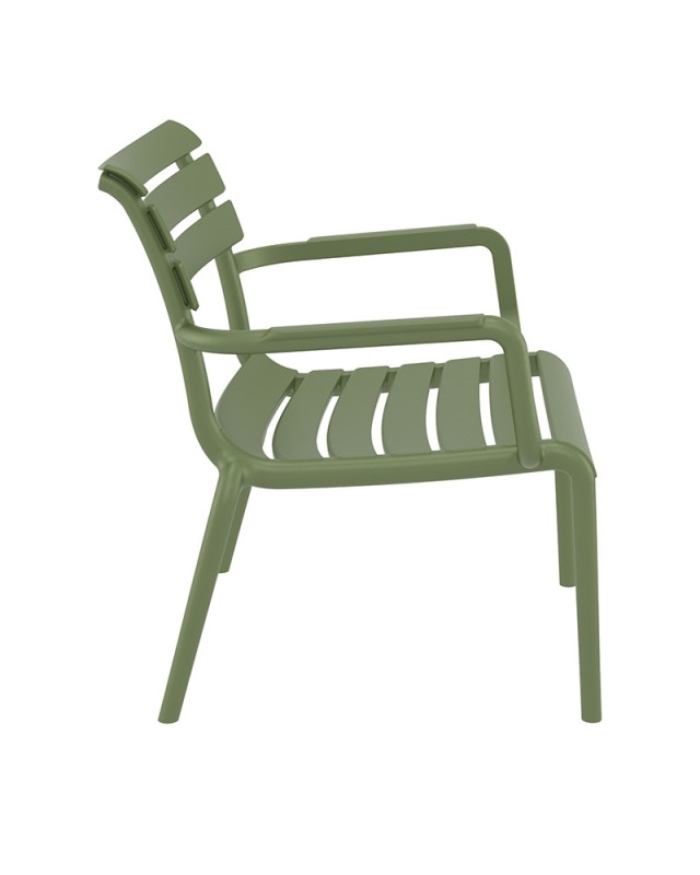 PARIS Lounge Chair | Olive Green