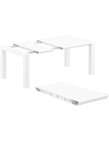 VEGAS S Table100/140x100cm | White