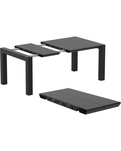 VEGAS S Table100/140x100cm | Black