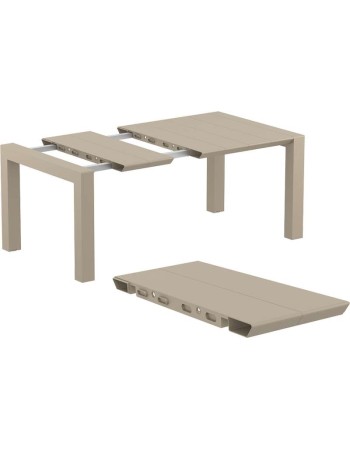 VEGAS S Table100/140x100cm | Taupe