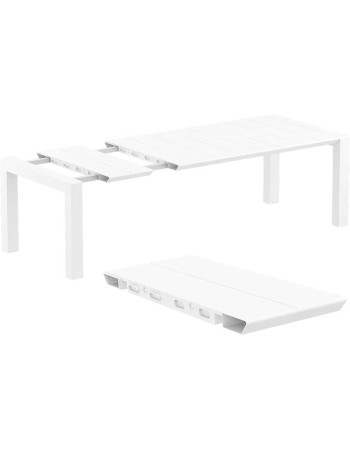 VEGAS M Table 180/220 x100cm | White