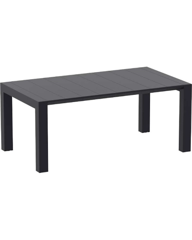 VEGAS M Table 180/220 x100cm | Black