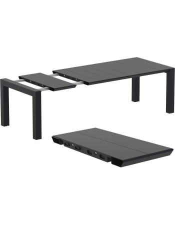 VEGAS M Table 180/220 x100cm | Black