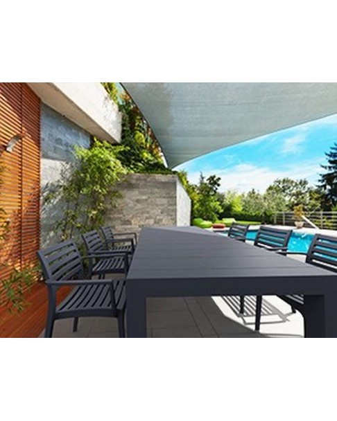 VEGAS M Table 180/220 x100cm | Black