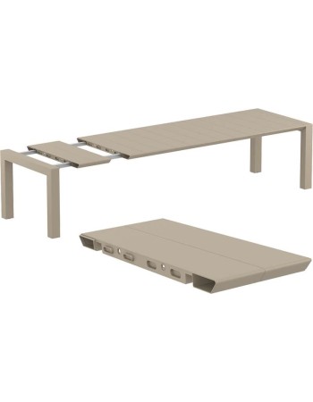 VEGAS XL Table 260/300 x100cm | Taupe