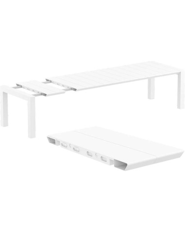 VEGAS XL Table 260/300 x100cm | White