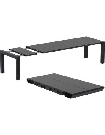 VEGAS XL Table 260/300 x100cm | Black
