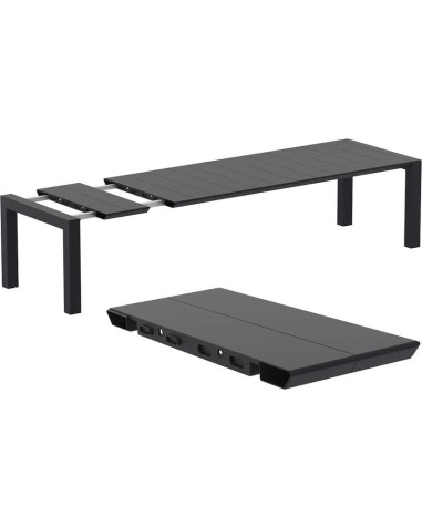 VEGAS XL Table 260/300 x100cm | Black