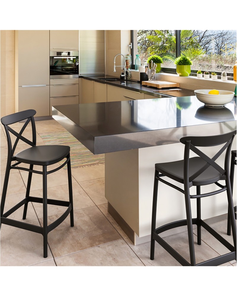CROSS Counter Stool 65 | Black