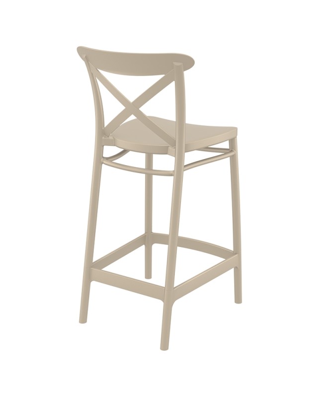 CROSS Counter Stool 65 | Taupe
