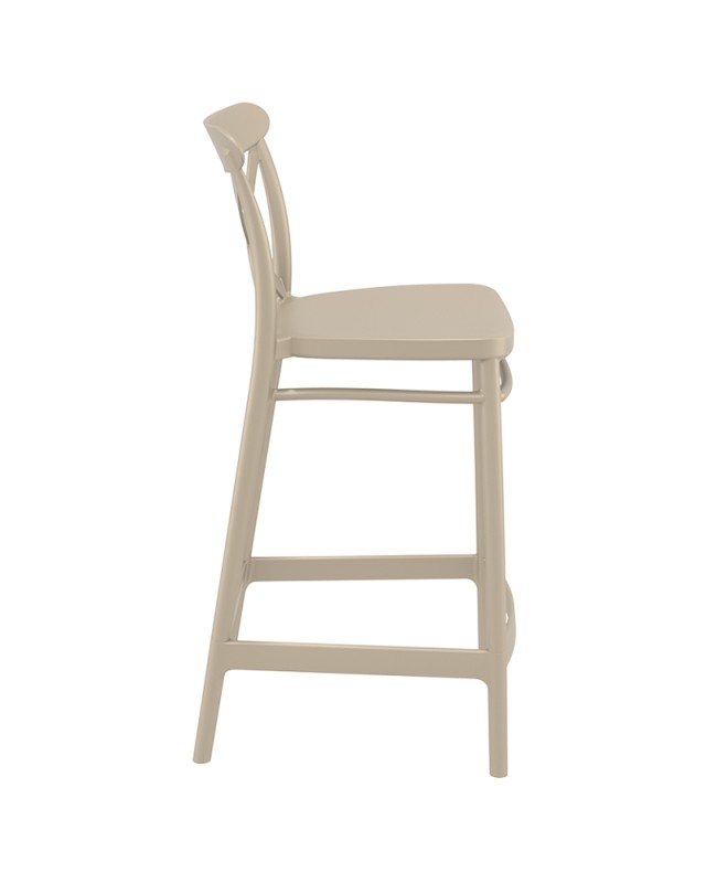 CROSS Counter Stool 65 | Taupe