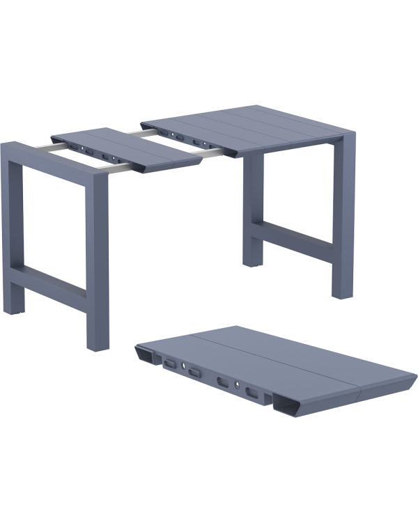 VEGAS Bar Table 100/140x100cm | Dark Grey