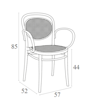MARCEL XL Chair | Black