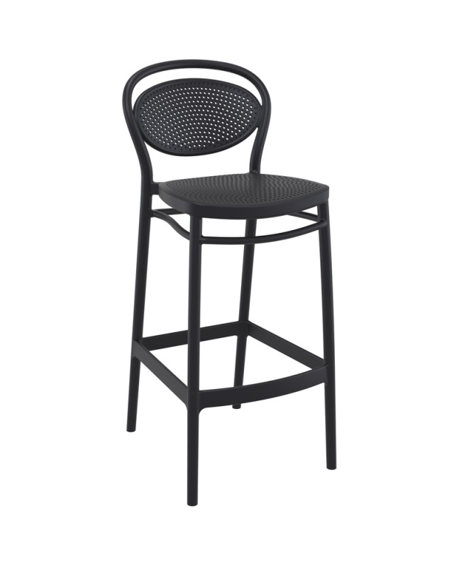 MARCEL Bar Stool 75 | Black